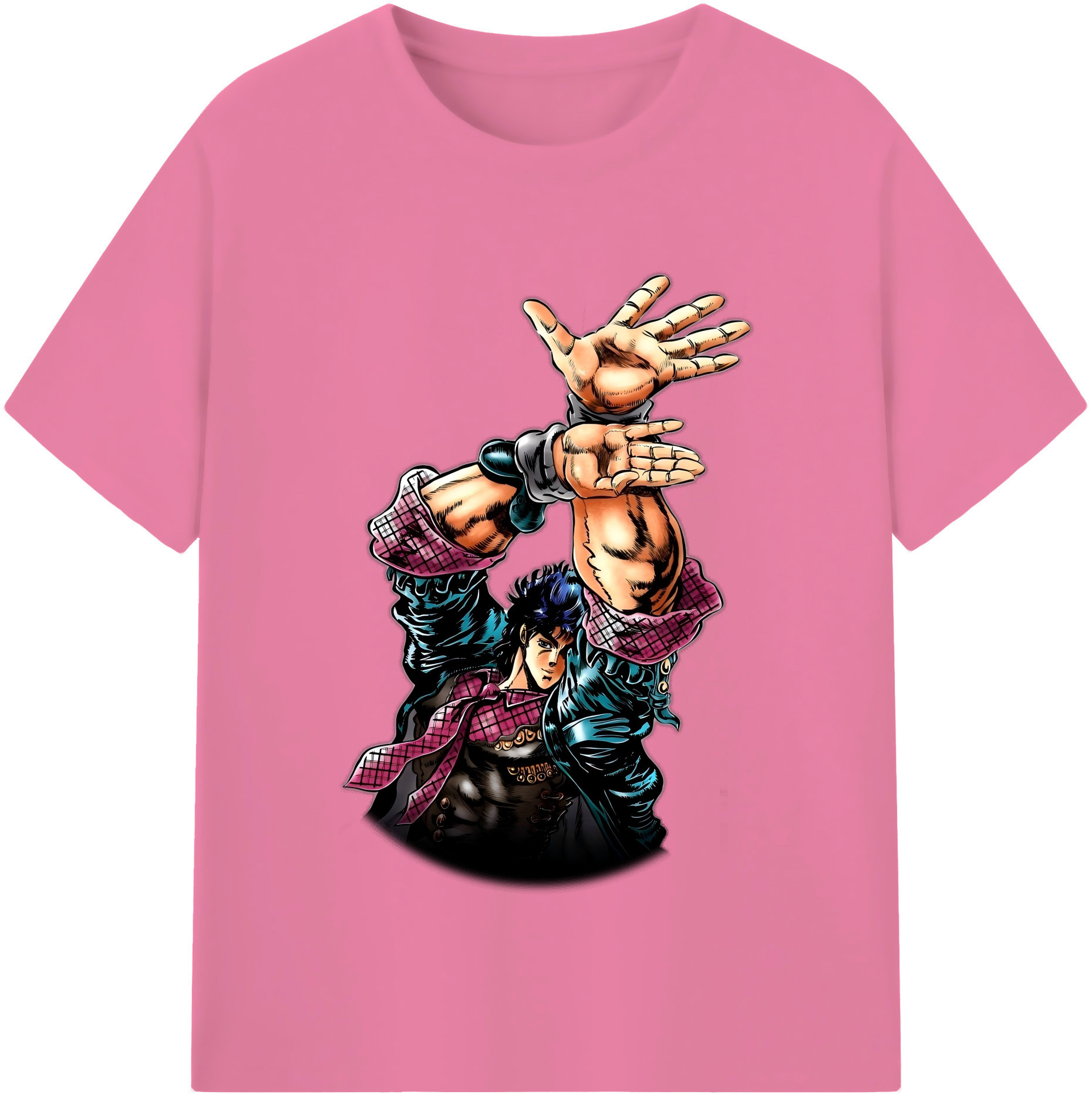 （画像用） ジョジョの奇妙な冒険 /ジョナサン?ジョースター JoJo's Bizarre Adventure Jonathan Joestar 綿100％半袖Tシャツ（フロントプリント）
